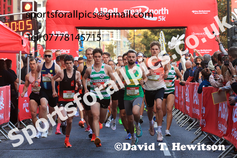 The 2026 AJ Bell Great North 5k, Newcastle Quayside. Photo: David T. Hewitson/Sports for All Pics